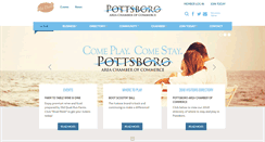Desktop Screenshot of pottsborochamber.com